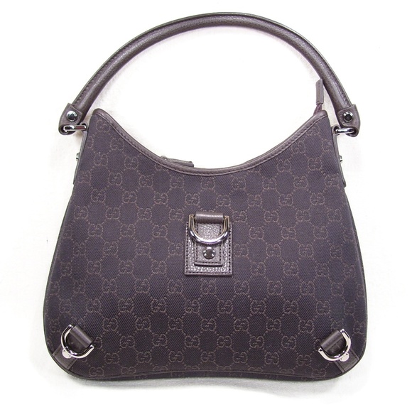 Gucci Handbags - Gucci Abbey Hobo Bag Chocolate/Olive Br Like New.